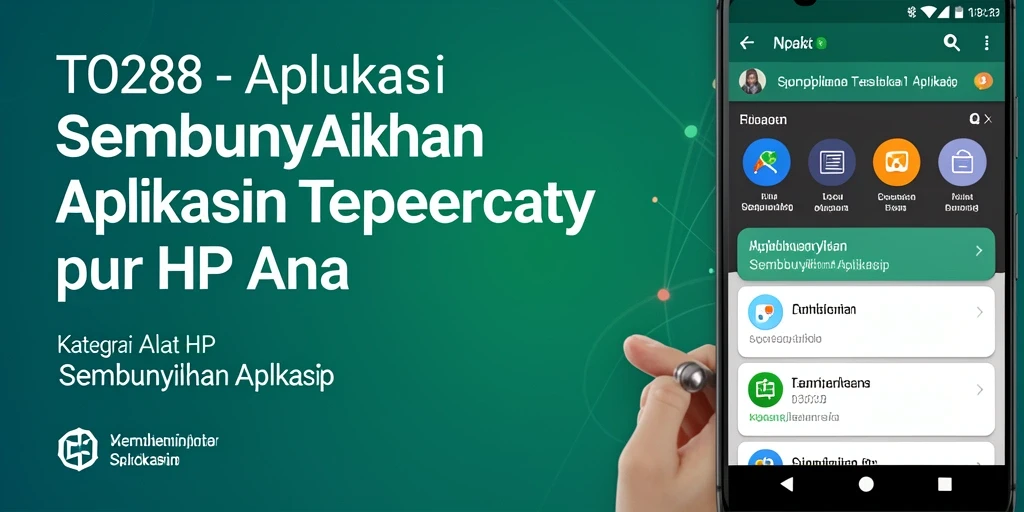 Antarmuka TO288 yang sederhana dan efektif untuk Sembunyikan Aplikasi.